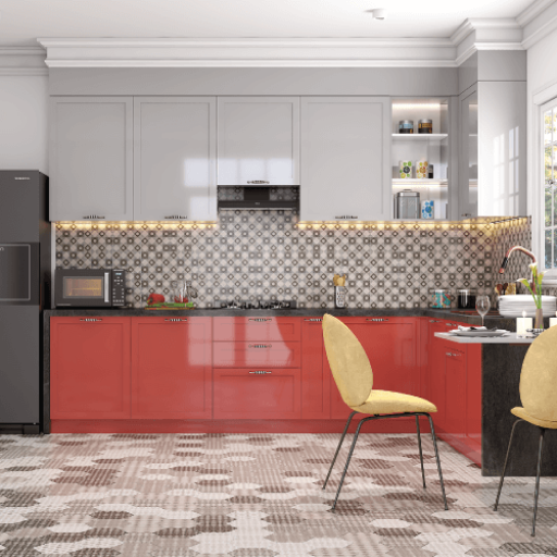 Bold and urban style kitchen